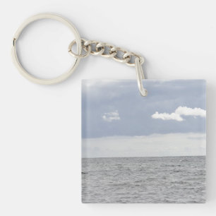 Meer und hübsche Wolken Schlüsselanhänger