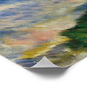 Meer und Klippen Poster (Ecke)