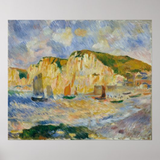 Meer und Klippen Poster (Vorne)