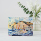 Meer und Klippen von Pierre-Auguste Renoir Postkarte (Stehend Vorderseite)