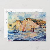 Meer und Klippen von Pierre-Auguste Renoir Postkarte (Vorne/Hinten)