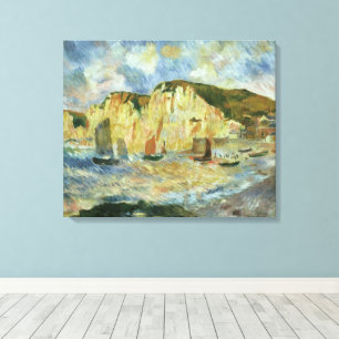 Meer und Klippen von Pierre Renoir, Vintage Fine A Leinwanddruck
