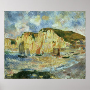 Meer und Klippen von Pierre Renoir, Vintage Fine A Poster