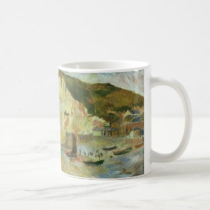 Meer und Klippen von Pierre Renoir, Vintage Kunst Kaffeetasse