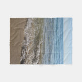 Meer- und Sandstrand Fleecedecke (Vorderseite (Horizontal))