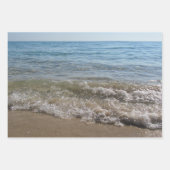 Meer- und Sandstrand Geschenkpapier Set (Vorderseite 3)