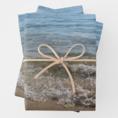 Meer- und Sandstrand Geschenkpapier Set (Beispiel)