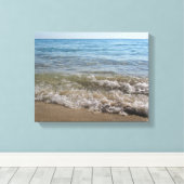 Meer- und Sandstrand Leinwanddruck (Insitu (Holzboden))