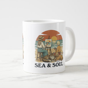 Meer und Seelentraum Jumbo-Tasse
