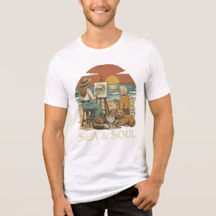 Meer und Seelentraum Tri-Blend Shirt