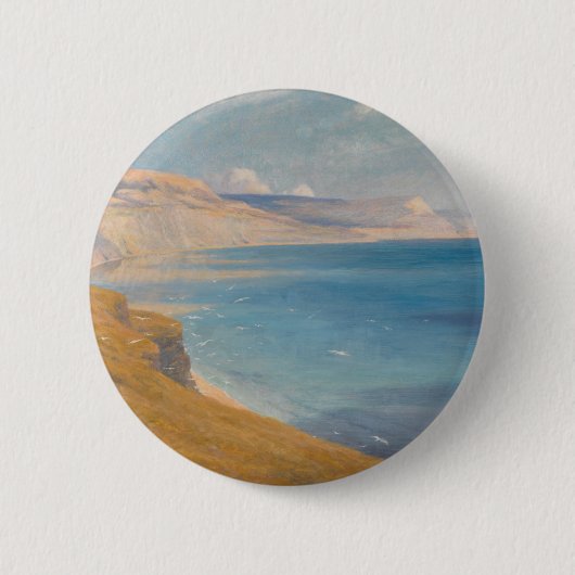 Meer und Sonnenschein Button (Vorderseite)