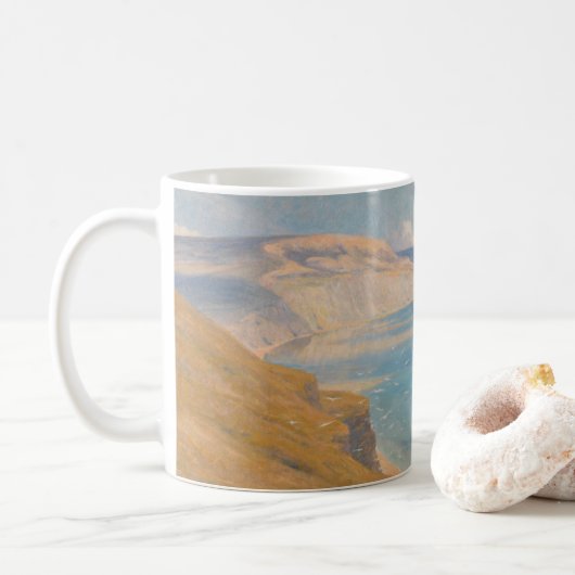 Meer und Sonnenschein Kaffeetasse (Mit Donut)