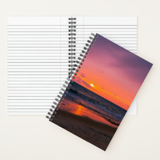 Meer und Sonnenuntergang Notizbuch