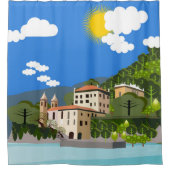 Meer und Strand Duschvorhang (Vorderseite)