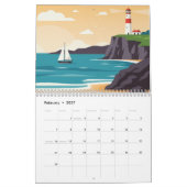 Meer und Strand Kalender (Feb 2027)