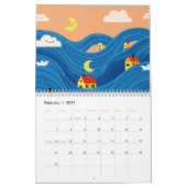 Meer und Strand Kalender (Feb 2027)
