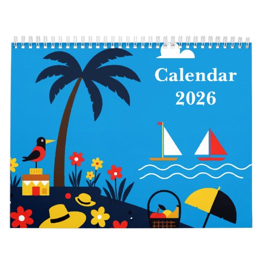 Meer und Strand Kalender (Titelbild)