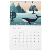 Meer und Strand Kalender (Feb 2027)