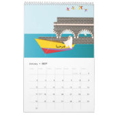 Meer und Strand Kalender (Jan 2027)