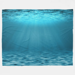 Meer unter Wasser Fleecedecke