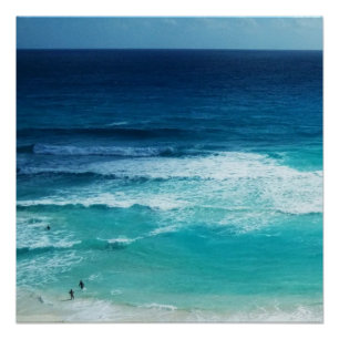 Meer von Cancun Mexiko Poster