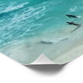 Meer von Cancun Mexiko Poster (Ecke)