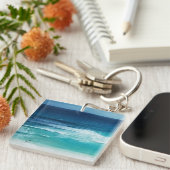 Meer von Cancun Mexiko Schlüsselanhänger (Vorderseite rechts)