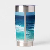 Meer von Cancun Mexiko Thermobecher (Links)