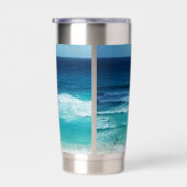Meer von Cancun Mexiko Thermobecher (Rechts)