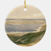 Meer von Galiläa oder von Genezareth, blickend in Keramik Ornament (Hinten)