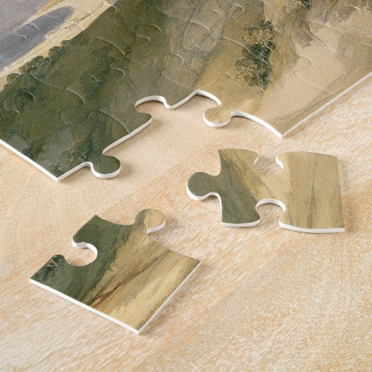 Meer von Galiläa oder von Genezareth, blickend in Puzzle (Seite)