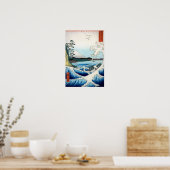 Meer von Hiroshige in Satta Poster (Küche)
