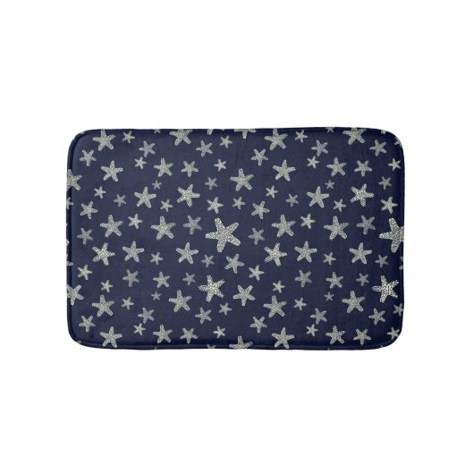 Meer von Starfish Pattern Badematte (Vorderseite)