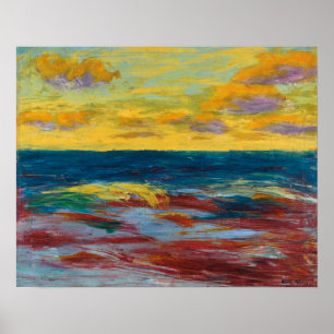 Meer vor Alsen Emil Nolde Poster
