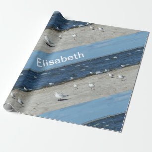 Meer, Wasser, Möwe, Vogel, Reise, Blau, Himmel, Wr Geschenkpapier