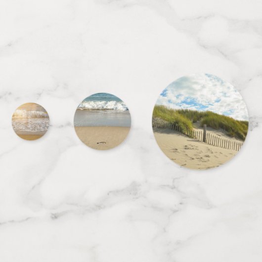 Meer, Wellen und Dünen - Konfetti (Rückseiten)