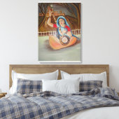 Meera Bai Ölmalerei auf Leinwand (Insitu (Schlafzimmer))