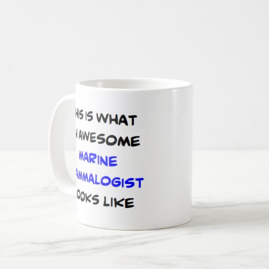 Meerammalogist, phantastisch kaffeetasse (Vorderseite Links)