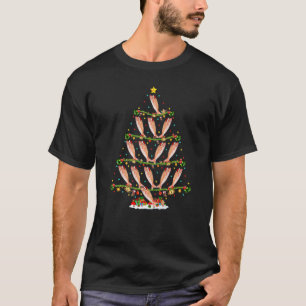 Meeräsche Fisch Lichter Weihnachten Santa Meeräsc T-Shirt