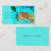 Meerbarsche mit Regenbogenhaar Thunder_Cove Visitenkarte (Vorne/Hinten)