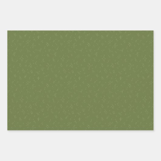 Meerblau-Grün-Sternenflottenfest Geschenkpapier Set (Vorderseite 2)