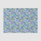 Meerblau & Mintgrün Wasserfarbe-Decoupage Seidenpapier (Vorderseite)