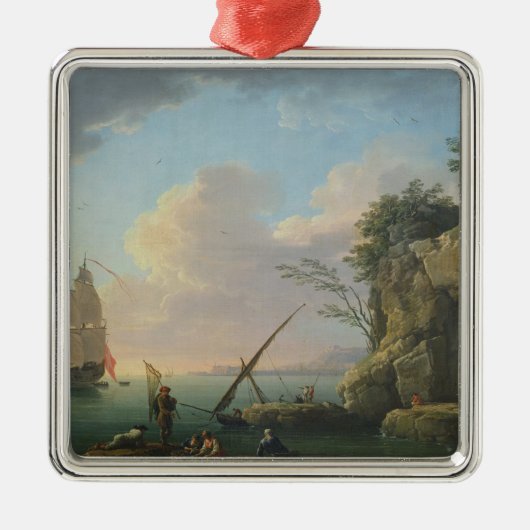 Meerblick, 1748 ornament aus metall (Vorne)