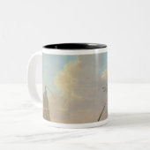 Meerblick, 1748 zweifarbige tasse (Vorderseite Links)