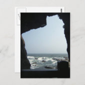 Meerblick aus Höhle Postkarte (Vorne/Hinten)