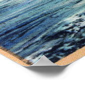 Meerblick Avenue Seepromenade Aussicht aufs Meer Poster (Ecke)