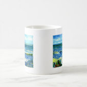 Meerblick bei Saintes-Maries, Vincent van Gogh Kaffeetasse (Mittel)