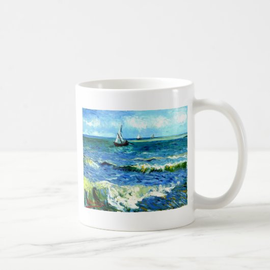 Meerblick bei Saintes-Maries, Vincent van Gogh Kaffeetasse (Rechts)
