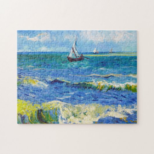 Meerblick bei Saintes-Maries Vincent van Gogh Puzzle (Horizontal)
