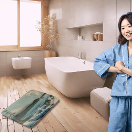 Meerblick - berühmte japanische Kunst Badhandtuch Set